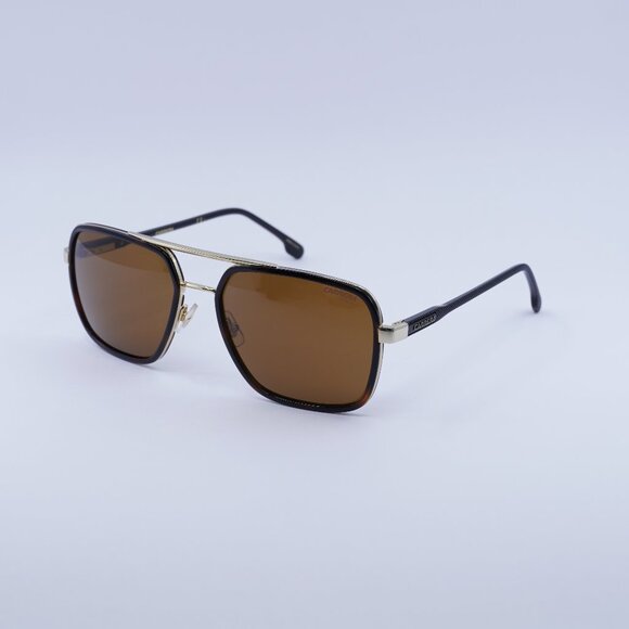 🕶️ New CARRERA 256/S 0J5G 70 Sunglasses - Havana/Gold Frame, Brown Lenses - Picture 1 of 12